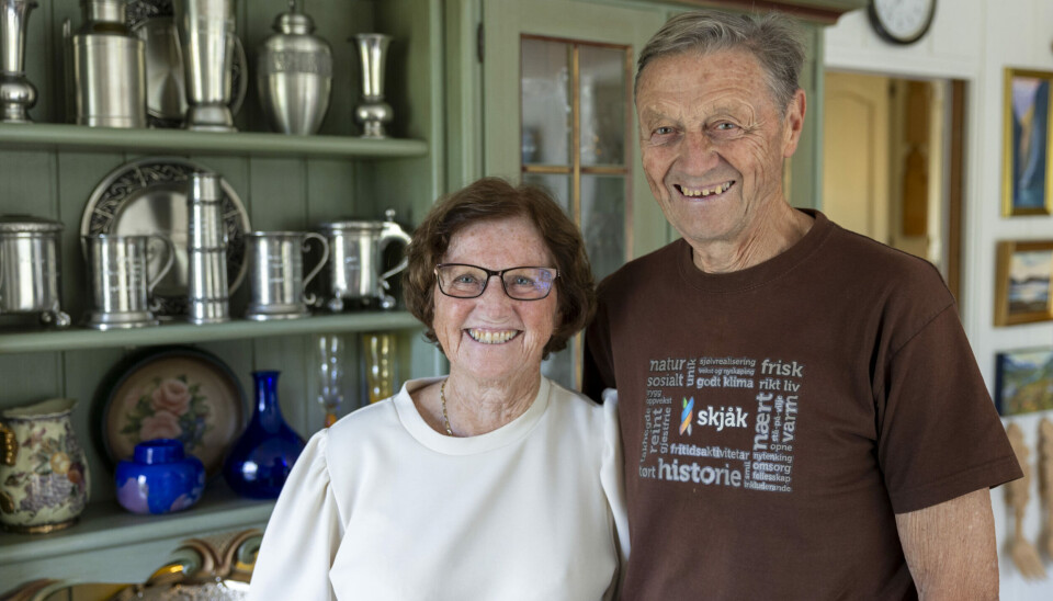 NØKKELPERSON: Ivar Kummen skryter av kona Ruth som en nøkkelperson på gården. Hun skal ha mye av æren for at det ble en suksess. – Det er viktig å være to, sier Ivar.