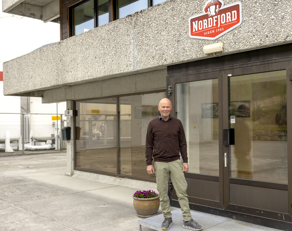 LEGGER NED SLAKTING: Rådgiver Jarle Sæten i Nordfjord Kjøtt fotografert utenfor hovedkontoret.