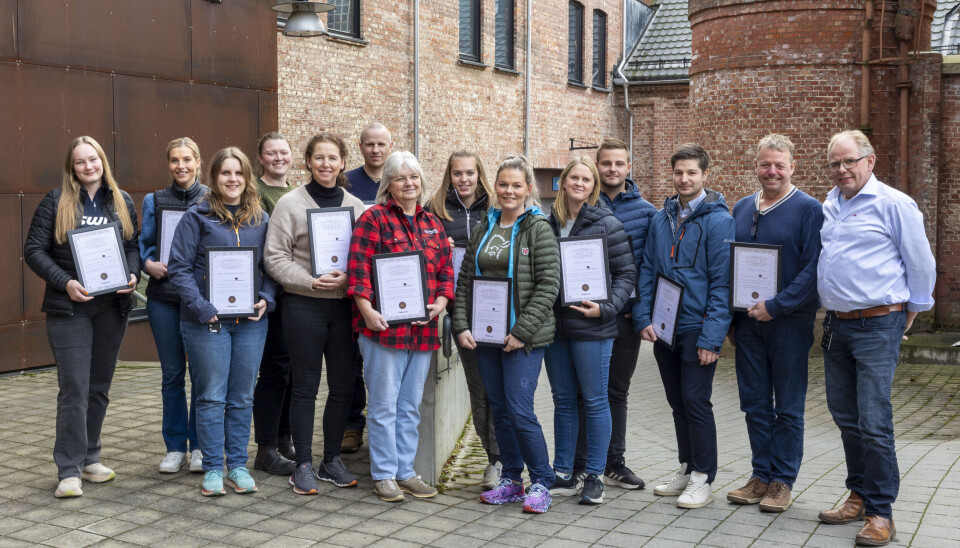 Fra venstre: Camilla Gundersen Storkås, Gro Sofie Huseby, Merethe Madsen Regland, Grethe Stensåsen, Hege Sletli, Øystein Susort, Marit Synøve Flintegård, Hilde Margrethe Kleveland, Ulrikke Marie Kristiansen Skevik, Lisbeth Nordahl, Odd Arne Nordahl, Knut Erik Åsen, Per Inge Egeland, Dyre Johan Haug.