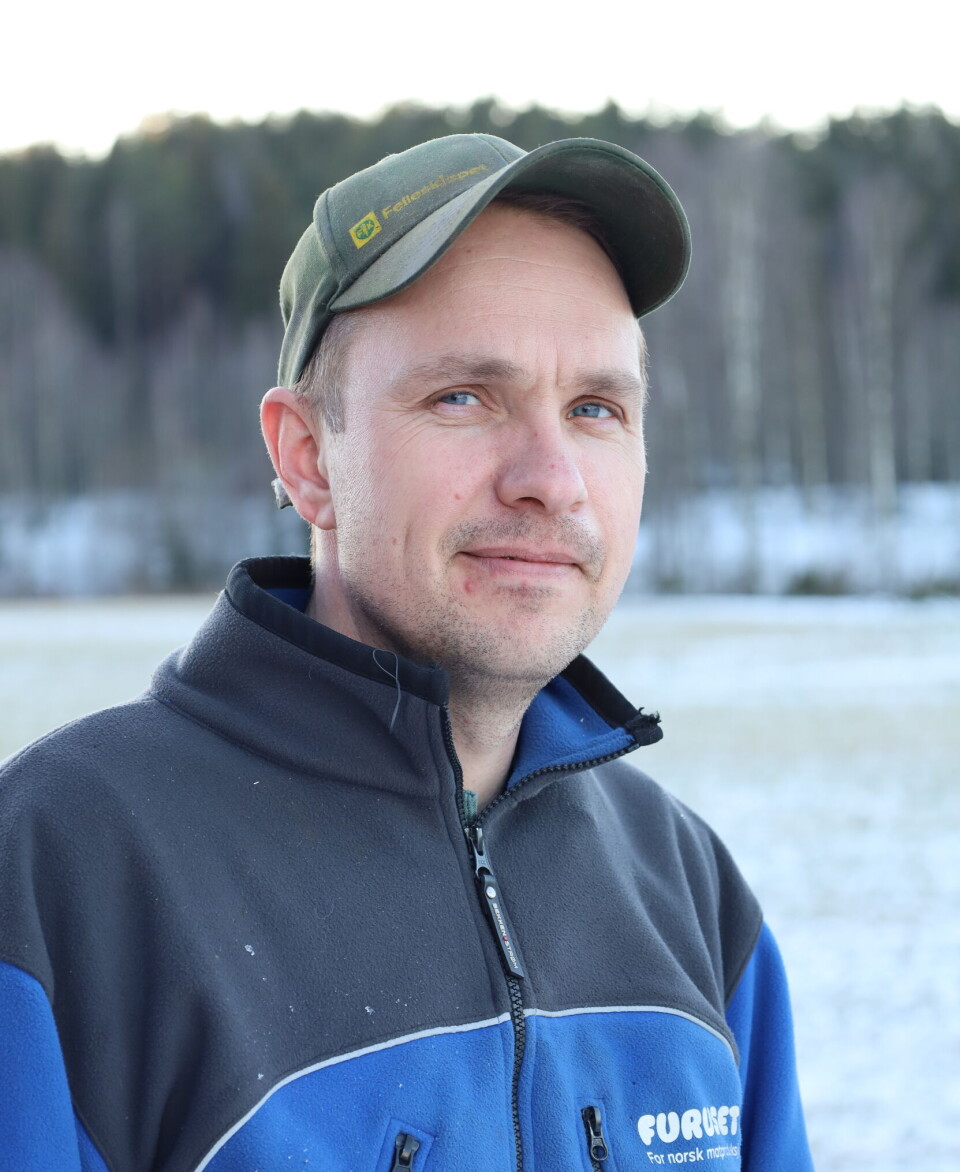 Morten Huse satset egentlig på storfe, men nå er det slaktegris som gjelder.