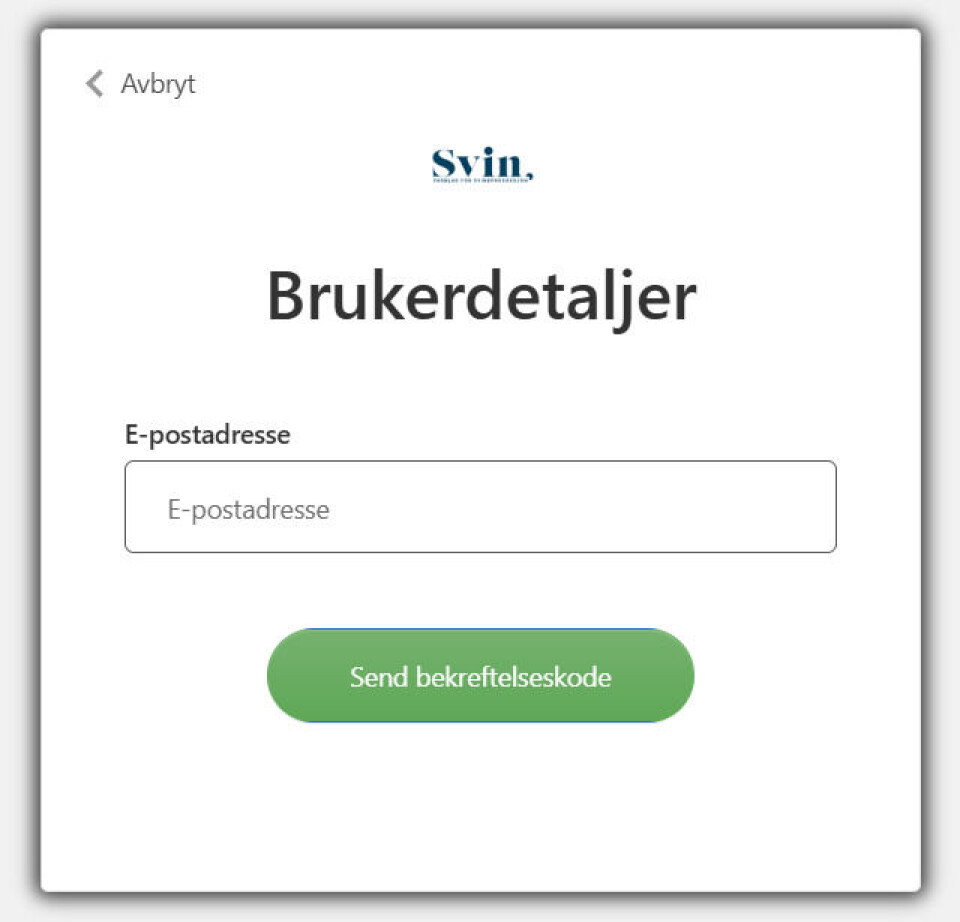 Velkommen til SVIN.NO